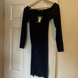 Pretty Little Thing Ruched Bodycon Dress US14